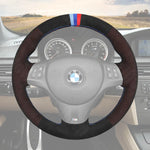 Griffowl Steering Wheel Cover for Bespoke Hatchback BMW 1 Series E87 E81 2005-2011. Hand-sewn kit for drivers seeking precision and comfort.