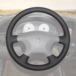Griffowl Steering Wheel Cover for Bespoke Hatchback Citroen Xsara Picasso 1997-2003. Hand-sewn kit for drivers seeking precision and comfort.