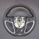 Griffowl Steering Wheel Cover for Bespoke Hatchback Holden Astra VXR GTC 2015-2016. Hand-sewn kit for drivers seeking precision and comfort.