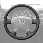 Griffowl Steering Wheel Cover for Bespoke Hatchback Honda Odyssey Stream 2000-2004. Hand-sewn kit for drivers seeking precision and comfort.