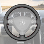 Griffowl Steering Wheel Cover for Bespoke Hatchback Mercedes Benz A Class W169 2004-2012. Elevate your interior with Griffowl's wrap and stitch kit.