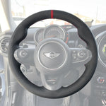 Griffowl Steering Wheel Cover for Bespoke Hatchback Mini Clubman JCW Hatchback 2014-2020. Elevate your interior with Griffowl's wrap and stitch kit.