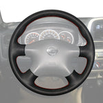 Griffowl Steering Wheel Cover for Bespoke Hatchback Nissan Pulsar N16 Serena Caravan 2002-2012. Elevate your interior with Griffowl's wrap and stitch kit.