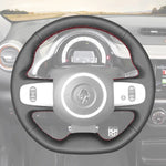 Griffowl Steering Wheel Cover for Bespoke Hatchback Renault Twingo 3 2014-2020. For refined interior upgrades using our wrap and stitch kit.