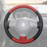 Griffowl Steering Wheel Cover for Bespoke Hatchback Suzuki Swift Alto plash 2005-2015. Elevate your interior with Griffowl's wrap and stitch kit.