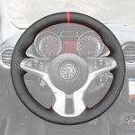 Griffowl Steering Wheel Cover for Bespoke Hatchback Vauxhall Adam 2012-2020. Perfect grip with our steering wheel wrap and custom interior touch.