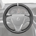 Griffowl Steering Wheel Cover for Customized Sedan Acura TLX 2015-2020. Perfect grip with our steering wheel wrap and custom interior touch.