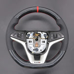 Griffowl Steering Wheel Cover for Customized Sedan Chevrolet Sonic RS LT 2012-2020. Hand-sewn kit for drivers seeking precision and comfort.