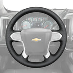 Griffowl Steering Wheel Cover for Personalized SUV Chevrolet Suburban Tahoe 2014-2019. Elevate your interior with Griffowl's wrap and stitch kit.