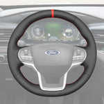 Griffowl Steering Wheel Cover for Personalized SUV Ford Explorer 2020-2025. Perfect grip with our steering wheel wrap and custom interior touch.
