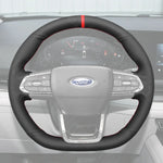 Griffowl Steering Wheel Cover for Personalized SUV Ford Territory 2023 2024 2025. For refined interior upgrades using our wrap and stitch kit.