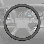 Griffowl Steering Wheel Cover for Personalized SUV GMC Yukon Envoy XL XUV 2002-2009. Hand-sewn kit for drivers seeking precision and comfort.
