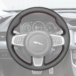 Griffowl Steering Wheel Cover for Personalized SUV Jaguar E Pace F Pace 2016-2019. For refined interior upgrades using our wrap and stitch kit.