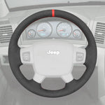 Griffowl Steering Wheel Cover for Personalized SUV Jeep Grand Cherokee III Commander 2005-2008. Elevate your interior with Griffowl's wrap and stitch kit.