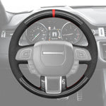 Griffowl Steering Wheel Cover for Personalized SUV Land Rover Range Rover I Evoque 2012-2019. Elevate your interior with Griffowl's wrap and stitch kit.