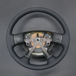 Griffowl Steering Wheel Cover for Personalized SUV Mitsubishi Raider 2005-2009. For refined interior upgrades using our wrap and stitch kit.