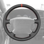 Griffowl Steering Wheel Cover for Personalized SUV Nissan Patrol 1997-2004. Perfect grip with our steering wheel wrap and custom interior touch.