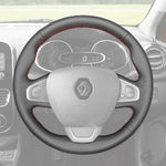 Griffowl Steering Wheel Cover for Personalized SUV Renault Captur 2016 2017 2018 2019 2020. Elevate your interior with Griffowl's wrap and stitch kit.