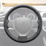 Griffowl Steering Wheel Cover for Personalized SUV Suzuki Vitara SX4 S-CROSS 2013-2019. Elevate your interior with Griffowl's wrap and stitch kit.