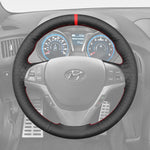 Griffowl Steering Wheel Cover for Tailored Coupe Hyundai Genesis Coupe 2010-2016. For refined interior upgrades using our wrap and stitch kit.