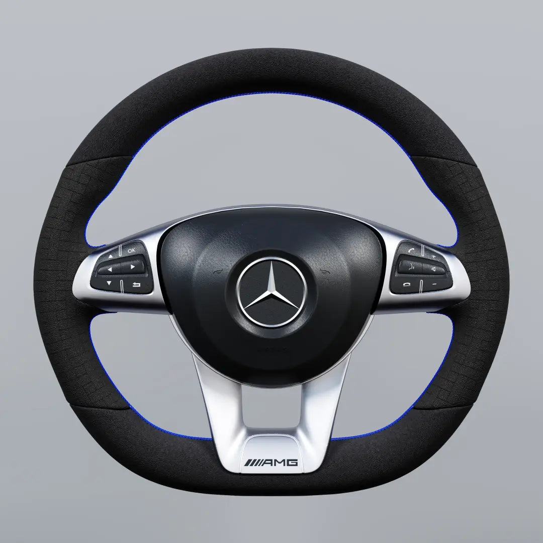 Alcantara steering wheel cover for Mercedes-Benz