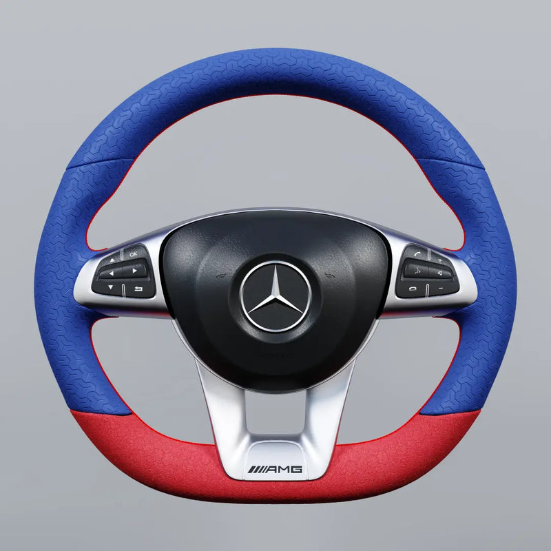 Premium Suede Steering Wheel Cover for Mercedes Benz