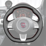 Griffowl Steering Wheel Cover for Bespoke Hatchback Fiat 500 2009-2016. Perfect grip with our steering wheel wrap and custom interior touch.