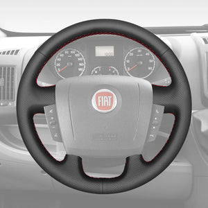 Griffowl Steering Wheel Cover for Bespoke Hatchback Fiat Ducato 2006-2021. Perfect grip with our steering wheel wrap and custom interior touch.