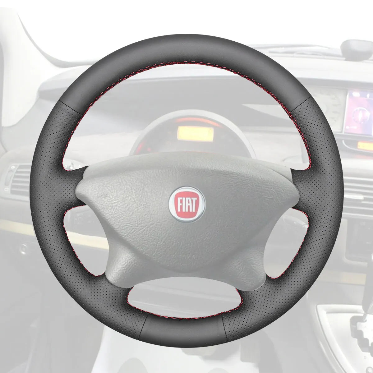 Griffowl Steering Wheel Cover for Bespoke Hatchback Fiat Scudo 2007-2016. Perfect grip with our steering wheel wrap and custom interior touch.