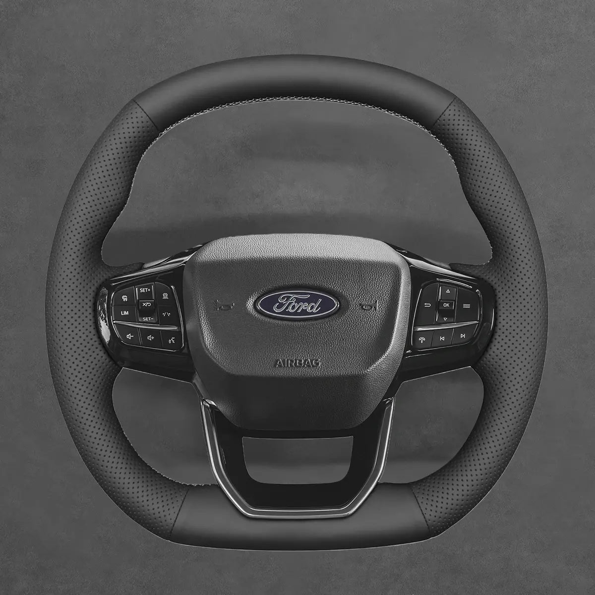 Bespoke Steering Wheel Cover for Ford Tourneo Transit Custom Mk2 2022-2025