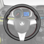 Griffowl Steering Wheel Cover for Bespoke Hatchback Holden Barina Spark 2010-2015. For refined interior upgrades using our wrap and stitch kit.