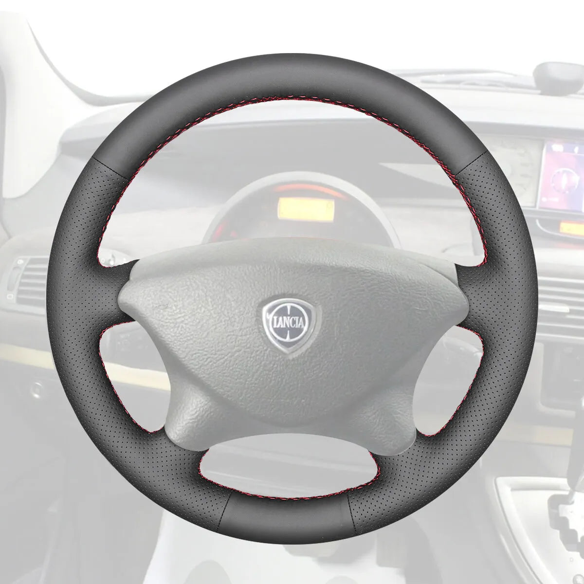Griffowl Steering Wheel Cover for Bespoke Hatchback Lancia Phedra 2003-2011. Perfect grip with our steering wheel wrap and custom interior touch.