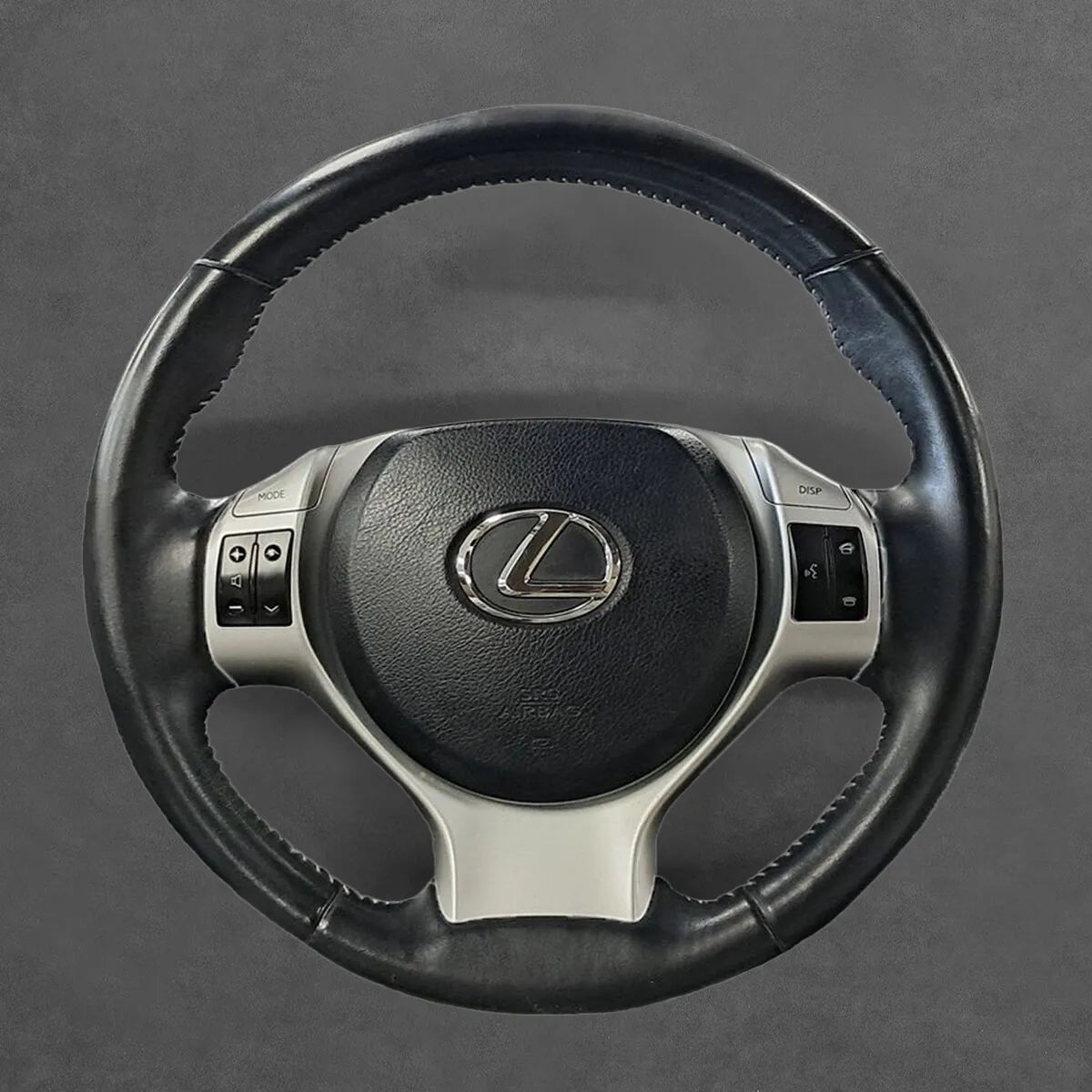 Griffowl Steering Wheel Cover for Bespoke Hatchback Lexus CT200h CT 200h 2011-2014. Hand-sewn kit for drivers seeking precision and comfort.