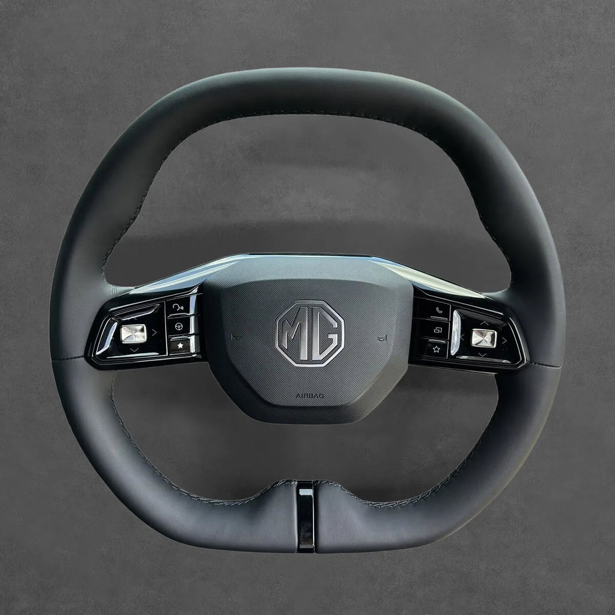 Griffowl Steering Wheel Cover for Bespoke Hatchback MG MG3 MG4 MG4 EV 2022-2025. For refined interior upgrades using our wrap and stitch kit.
