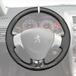 Griffowl Steering Wheel Cover for Bespoke Hatchback Peugeot 107 2012-2014. Perfect grip with our steering wheel wrap and custom interior touch.