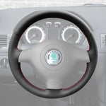 Griffowl Steering Wheel Cover for Bespoke Hatchback Skoda Fabia 1 2004-2005. Perfect grip with our steering wheel wrap and custom interior touch.