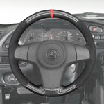 Griffowl Steering Wheel Cover for Bespoke Hatchback Vauxhall Corsa D 2006-2014. For refined interior upgrades using our wrap and stitch kit.