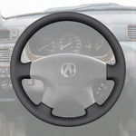Griffowl Steering Wheel Cover for Bespoke Hatchback Honda Odyssey Shuttle 1998-2001. Hand-sewn kit for drivers seeking precision and comfort.