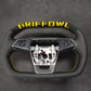 Custom Steering Wheel Steering Wheel Cover for Tesla Cybertruck 2023-2025