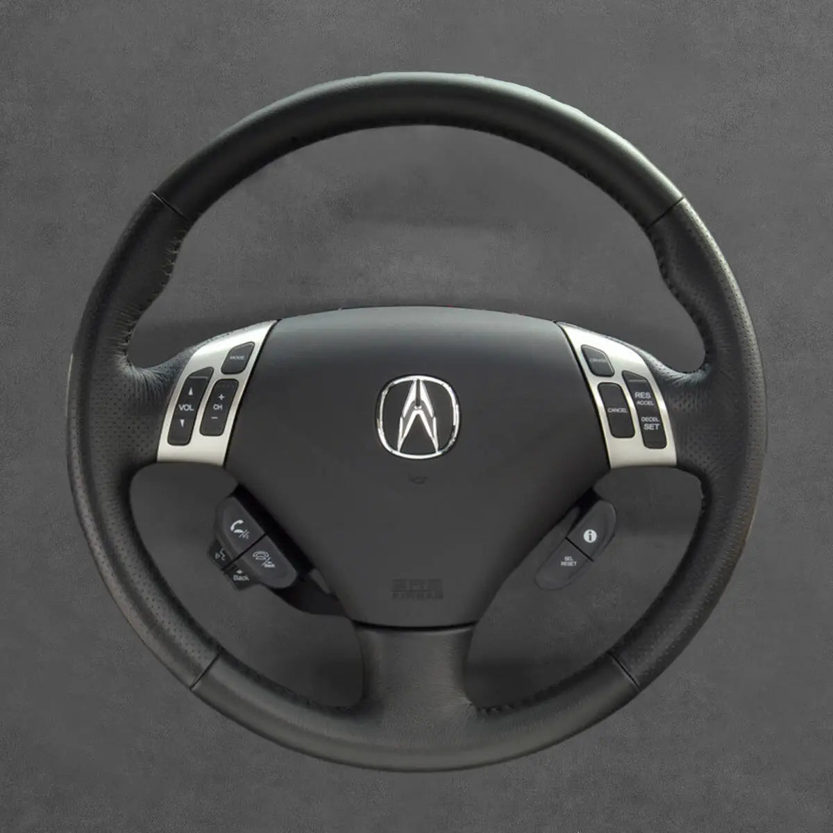 Griffowl Steering Wheel Cover for Customized Sedan Acura TSX 2004-2008. Perfect grip with our steering wheel wrap and custom interior touch.