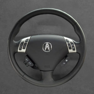 Griffowl Steering Wheel Cover for Customized Sedan Acura TSX 2004-2008. Perfect grip with our steering wheel wrap and custom interior touch.