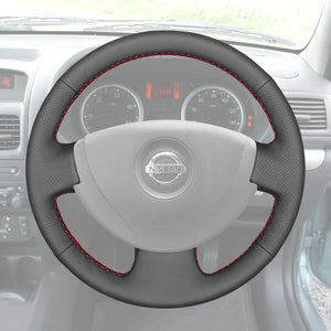 Griffowl Steering Wheel Cover for Customized Sedan Nissan Almera 3 G15 2012-2018. For refined interior upgrades using our wrap and stitch kit.