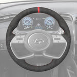 Griffowl Steering Wheel Cover for Personalized SUV Hyundai Creta 2022-2025. Perfect grip with our steering wheel wrap and custom interior touch.
