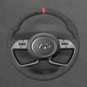 Griffowl Steering Wheel Cover for Personalized SUV Hyundai Creta 2022-2025. Perfect grip with our steering wheel wrap and custom interior touch.
