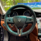 Griffowl Italian Alcantara & Genuine Leather Steering Wheel Wraps