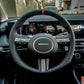 Griffowl Premium Genuine Leather Steering Wheel Wraps