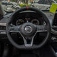 Griffowl Premium Genuine Leather Steering Wheel Wraps