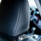 Leather Car Headrest Cover Compatible with Toyota Camry 2018-2024
