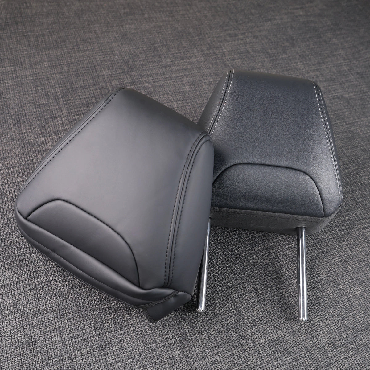 Leather Car Headrest Cover Compatible with Toyota Rav4 2019-2024