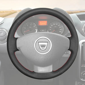 Griffowl Steering Wheel Cover for Personalized SUV Dacia Duster 2010-2017. Perfect grip with our steering wheel wrap and custom interior touch.